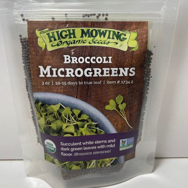 Broccoli Microgreen Seeds, Organic